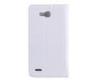 3X Stand Wallet White Genuine Leather Phone Case For Huawei Honor