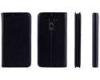 Black Genuine Leather Phone Case For LG G3 Stand Wallet Luxury Cover OEM / ODM