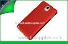 Rubberized PC Metallic Galaxy Note 3 Samsung Cell Phone Cases Red