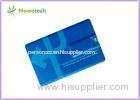 Blue Bank Credit Card USB 2.0 Storage Device , Pen Drive Card