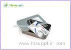 4GB Sliver Credit Card USB Storage Device , Plastic USB Flash Drive