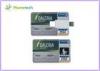 Customized Credit Card USB Storage Device , 8GB Memeory Card USB Disk