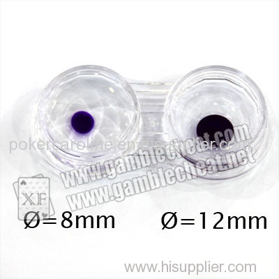 UV contact lenses marked cards/poker analyzer / poker cheat/ poker scanner
