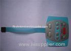 Blue Push button Tactile Membrane Switch for Automotive , 0.05-1.0mm thick