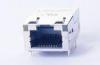 1X1 TAB-UP 10 / 100 / 1000M LOW PROFILE RJ45 CONNECTOR WITH DIMENSION 16.85X24.13X11.30MM , WITH LED