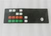 PET / PC 3M Adhesive Membrane Switch Graphic Overlay for Control Panels