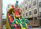 Exciting Clown Durable PVC Commercial Huge Inflatable Slide Rental