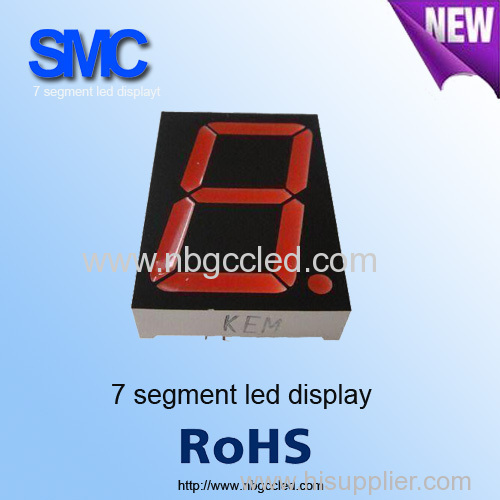 1.8inch red color single digit led display for electronic machines