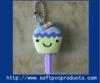 Cute Novelty Keyrings Soft PVC Keychain for Souvenir / Christmas Gifts with Rubber , Silicone