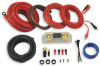 4GA Amplifier wiring kit with clear red power cable