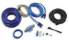 4GA blue power cable amplifier wiring kit