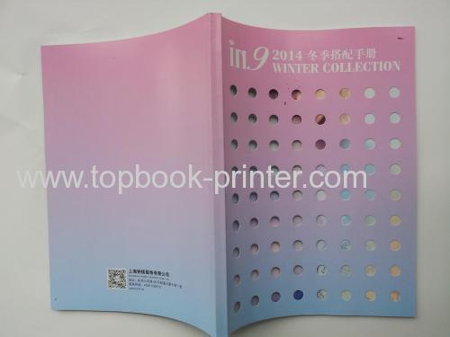 Print round point laser cutting cover UV coating softcover or softback books
