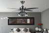 48&quot;decorative ceiling fan with 5 spot light