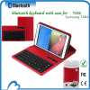 Attractive tablet keyboard bluetooth leather case for Samsung Tab 4 T330