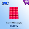 red 6 x 7 led round dot matrix display