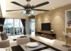 56&quot;decorative ceiling fan with light