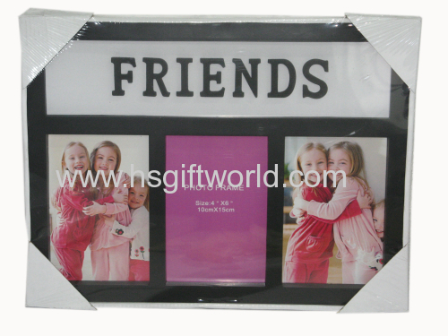 3 opening plastic injection photo frame No.BH0016