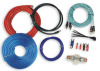 8GA Amplifier wiring kit with clear RCA cable