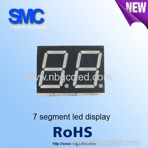 0.39inch 2 digit 7 segment led display