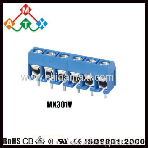 wholesaler 5.0mm 300V 12A PCB screw terminal block manufacture suppliers