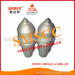 SM02 22mm Carbide Tipped Rotary Auger Drilling Tools Foundation Piling Conical Pick Bucket Core Barrel Cutting Teeth