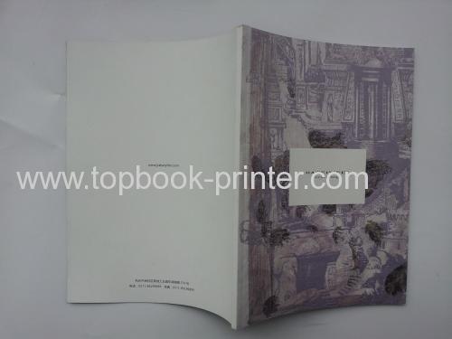 Print 250gsm art paper UV coating cover soft clothing brochure books