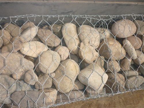 Galvanized wire mesh gabion box