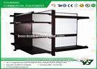 Heavy duty gondola retail display shelving for supermarket or convenience store