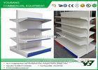 Heavy Duty Double Side Supermarket Display Shelving / grocery store display racks