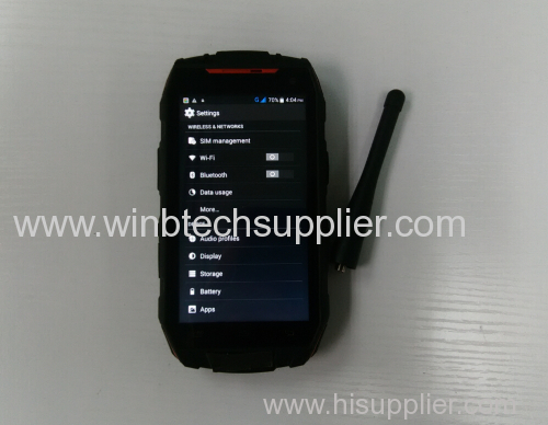 5inch NFC walkie talkie ip68 military use 1280x720 2g ram 16g rom OEM order waterproof phone ws-17 DPMR Walkie talkie