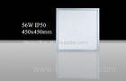 56w IP50 450X450 4350lm LED Flat Panel Lighting Fixture For Subway 120~140lm/W