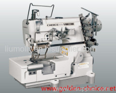 elastic or lace attaching interlock sewing machine