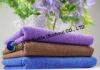 Quick-drying microfiber bath towels for camping , personalized purple bath towels