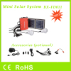 Solar home lighting system with 2 bulbs