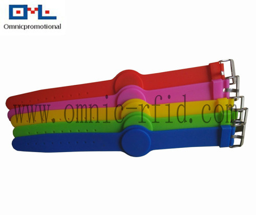 Colorful RFID Rewearable Wristband waterproof