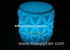 Commercial Blue Glowing LED Bar Chair / Rechargeable LED Light Up Chair