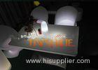 Durable DMX Control LED Coffee Tables , White LED Bar Tables For Birthday Party