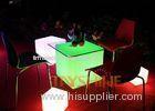 Camping , Boating , Patio Decoration Glowing Outdoor Furniture / LED Cubes Furniture
