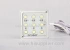 12V Square low voltage led under cabinet lighting / led puck lights dimmable
