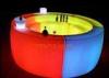 Nightclub Round LED Party Furniture , Removable Glowing Led Bar Table UL BS GS SAA