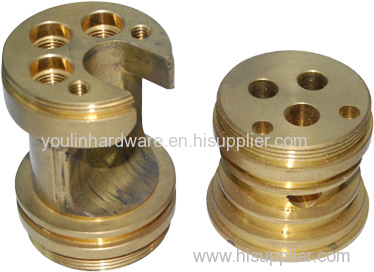 Forged brass valve body