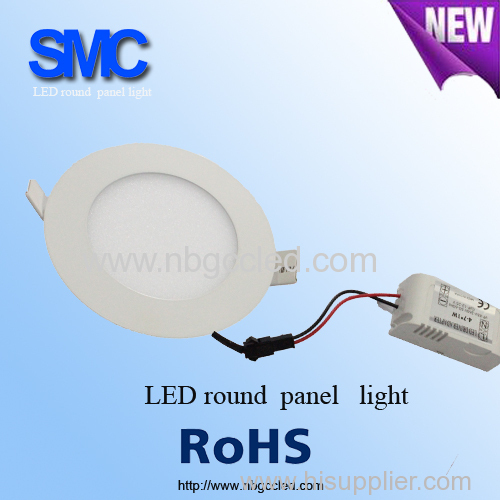 3W Natural White 200LM Round Non-Dimmable LED Recessed Ceiling Panel Lights