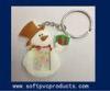 Snowman Custom Beautiful Soft PVC Key Chain Photo Frames for Promotion Christmas Gifts