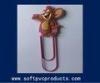 Personalized Style Cute Animal Shape Soft PVC Paper Clip for Commercial Promotional Gifts