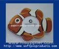 Cute Fish Shape PVC Photo Frame / Plastic Picture Frames for Office Table or Bedroom