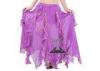 Long Belly Dance Skirts For Belly Dance Show In Light Purple Color