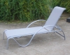 outdoor textilene recliners with aluminium frame