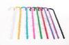 Cute Shaggy White Green Purple Belly Dancing Cane With Plastic Stick