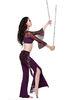 Shinning Laser Belly Dance wear Canes Sticks In Gold / Silver Color For Practice