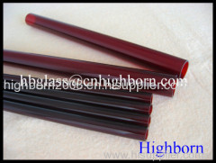 red quartz glass tube